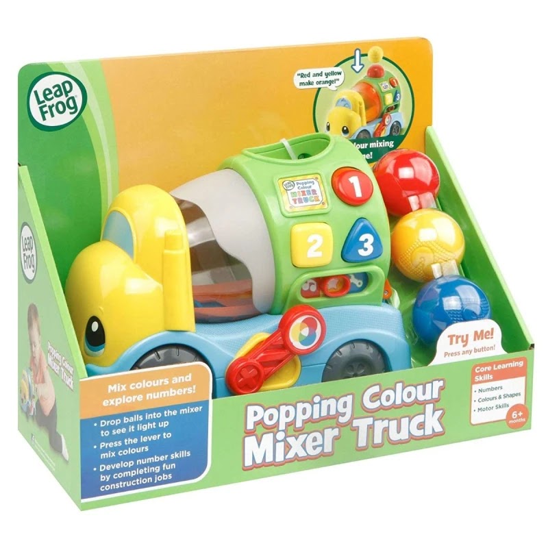 LeapFrog Popping Colour Mixer Truck – 6-36 Months – 80-601903