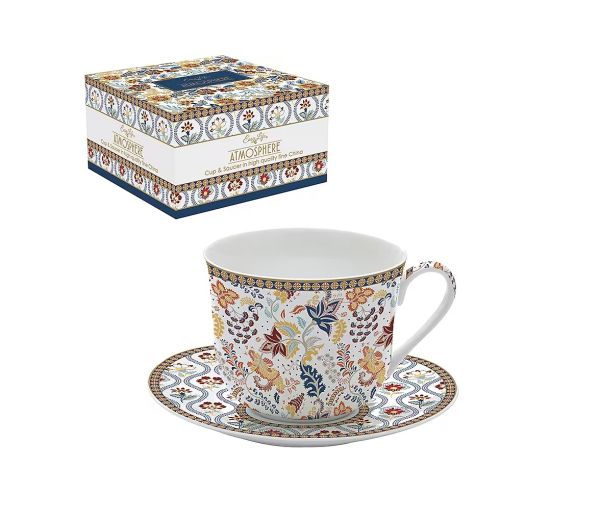 Easy Life 2-Piece Tea Cup Set 400ml – Multi Colors