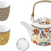 Easy Life Paisley Abundance Tea Set - Multicolor