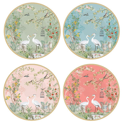 Easy Life Jardin De Reves Dessert Plates Set 19cm - Multicolor