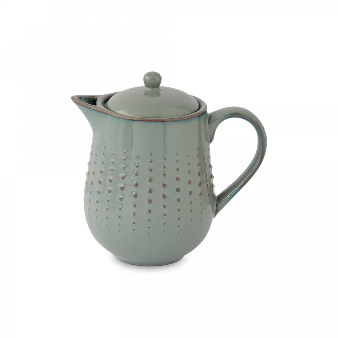 Easy Life Drops Teapot 800ml – White / Celadon