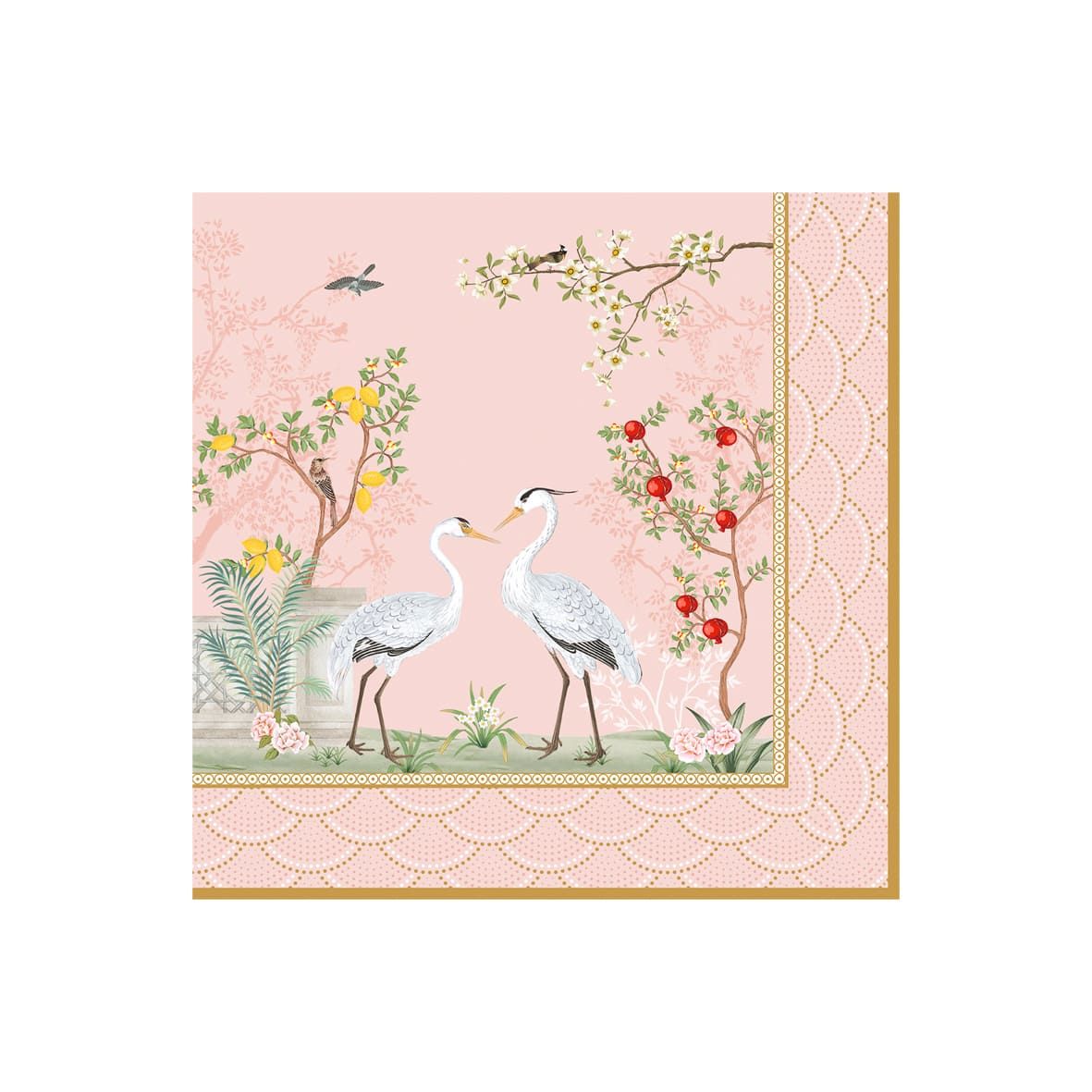 طقم 20 مناديل طعام من Easy Life Jardin De Reves - متعدد الألوان