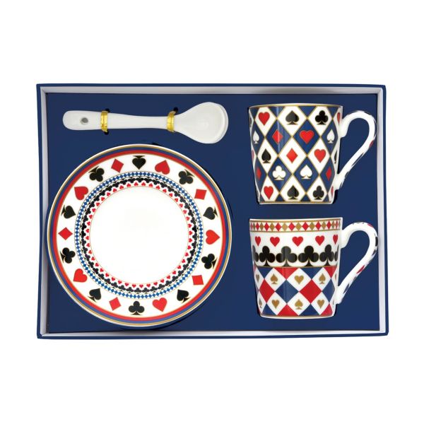 طقم 6 فناجين قهوة 100 مل من Easy Life Casino Royale