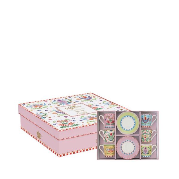 طقم فناجين قهوة 12 قطعة Easy Life Geoethnic - 100 مل