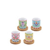 Easy Life Spring Folk Coffee Cups Set of 8 110ml with Box - Multicolor
