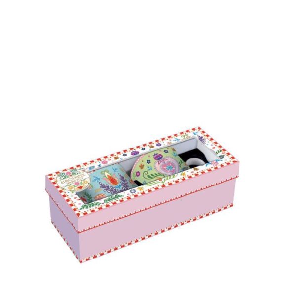 طقم كوبين 300 مل من Easy Life Spring Folk - ألوان متعددة