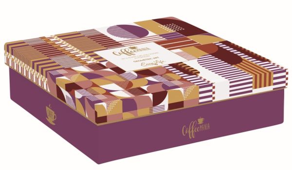 طقم فناجين قهوة 12 قطعة 100 مل من Easy Life Geometric Art