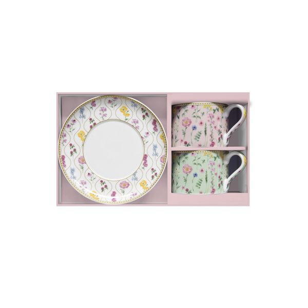 طقم فناجين شاي 4 قطع 240 مل Easy Life Meadow Flowers