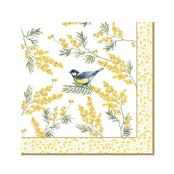 Easy Life Mimosa 20-Piece Napkin Set - Multi Colors