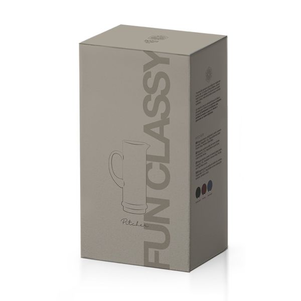 Easy Life 1.3L Glass Pitcher – Grey