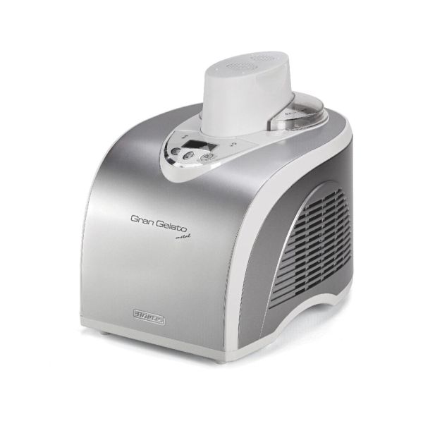 ماكينة صنع الجيلاتو Ariete Gran - فضي لتحضير آيس كريم منزلي
