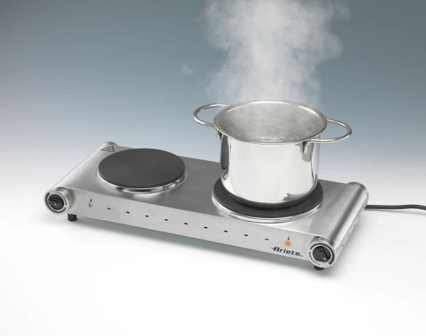 Ariete 2-Burner Electric/Gas Cooker – Practical & Efficient