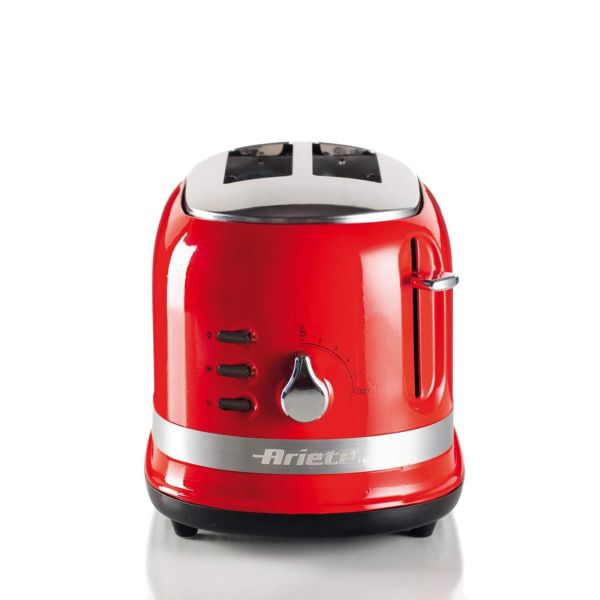 Ariete Moderna 2-Slice Toaster – Red, Stylish & Easy Use