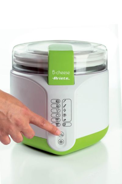 ماكينة صنع الجبنة واللبن Ariete B-Cheese 615 - أبيض وأخضر