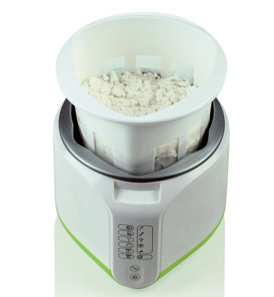 ماكينة صنع الجبنة واللبن Ariete B-Cheese 615 - أبيض وأخضر