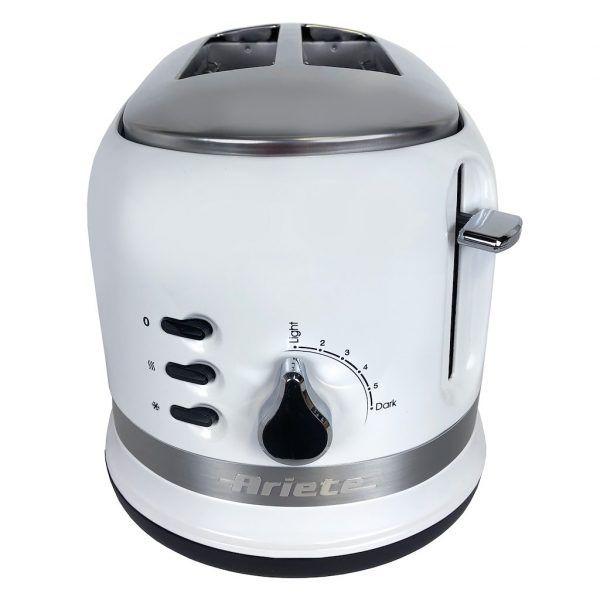 Ariete Moderna 2-Slice Toaster – White, Stylish & Easy Use