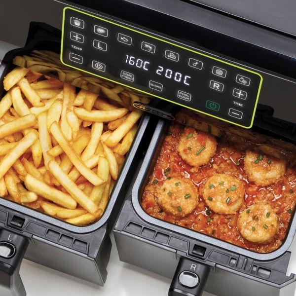 Ariete 8L Double Electric Fryer - Black
