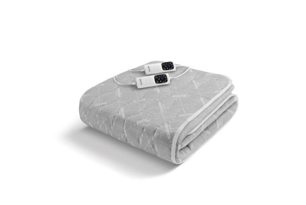 بطانية كهرباء Imetec Adapto 150×160 سم - رمادي دافئ