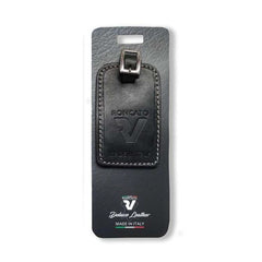 Roncato E-Lite Leather Name Tag - Black