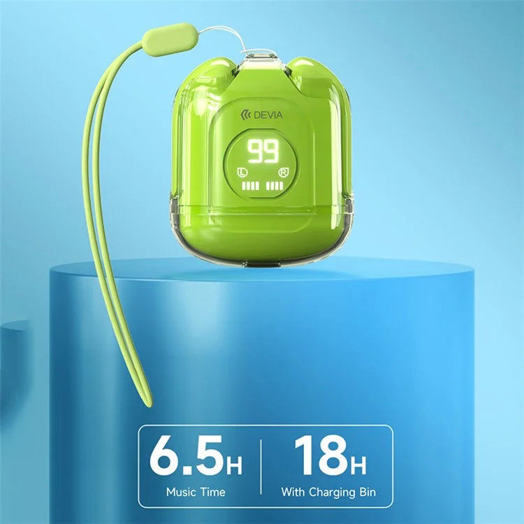 سماعة أذن لاسلكية من سلسلة ديفيا الذكية TWS-M6