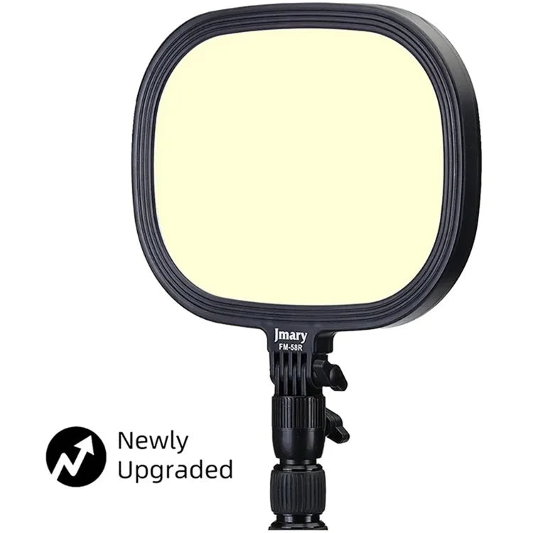 JMARY Photography Fill Light 180-Degree Rotatable 9-inch LED Light for Live Streaming - Black