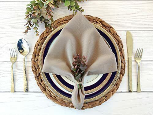 طقم مناديل طعام 2 قطعة من Desideri Di Casa Irlanda - رمادي