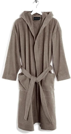 Caleffi Minorca Bathrobe XXL - Beige Grey Soft & Elegant