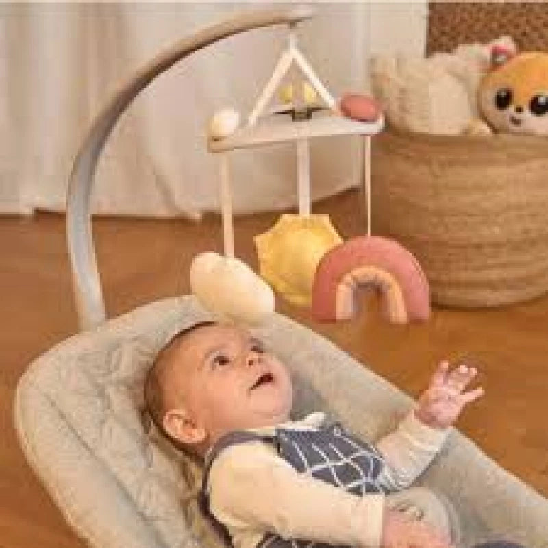 Chicco Zen Wave Bouncer – Wooden Grey, Comfortable & Safe
