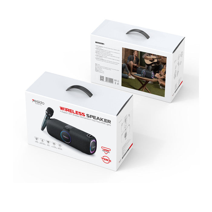 Yesido YSW21 RGB 120W Wireless Speaker with UHF Microphone