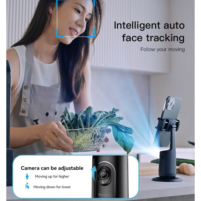 حامل هاتف الذكي لتتبع الوجه مع جيمبال وترايبودYESIDO