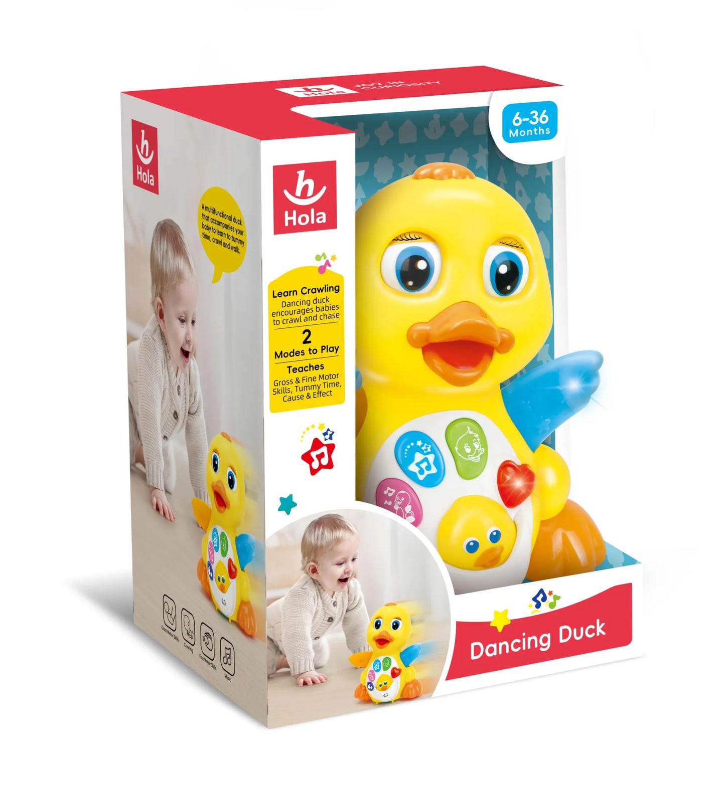 Hola Dancing Duck - Musical Singing & Dancing Toy with Lights