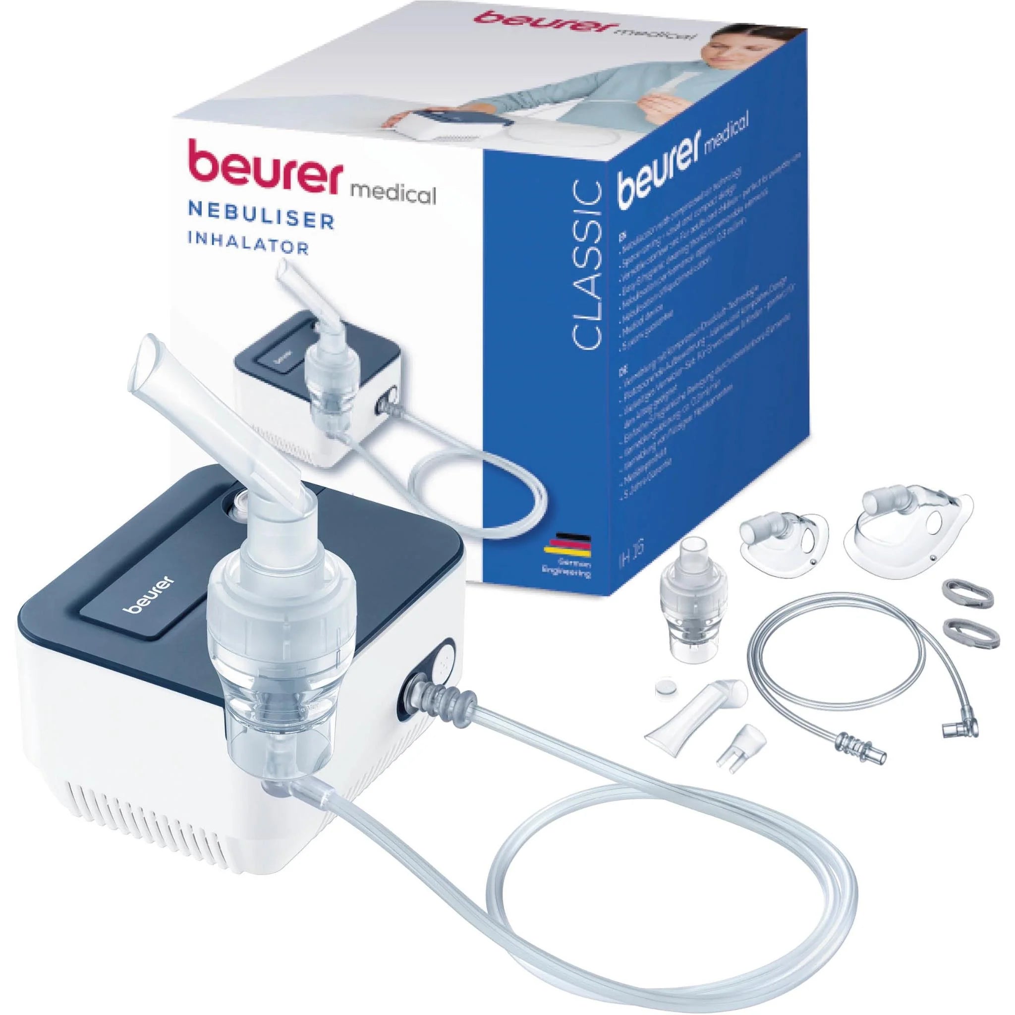 جهاز استنشاق Beurer IH16 نيبولايزر طبي مدمج