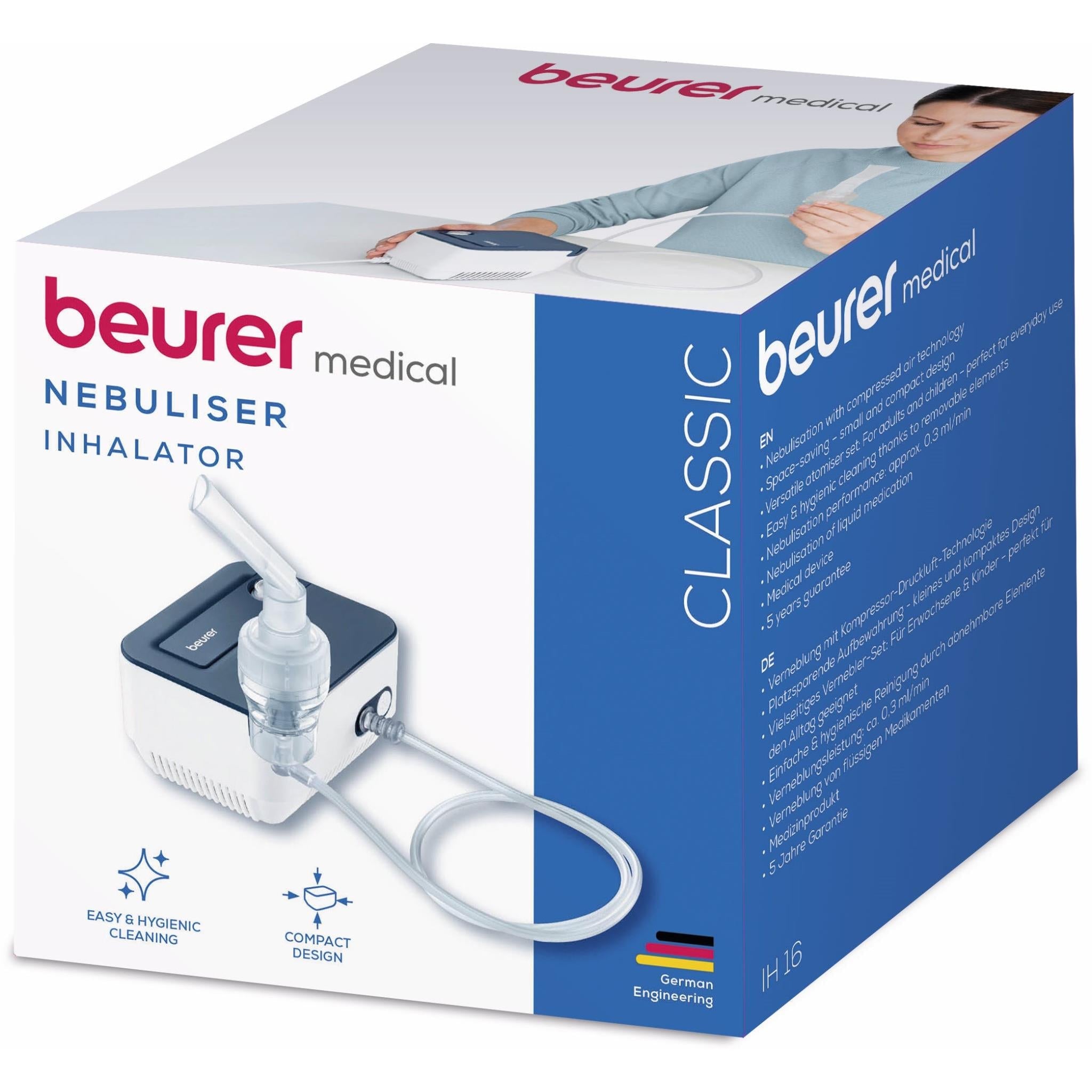 جهاز استنشاق Beurer IH16 نيبولايزر طبي مدمج
