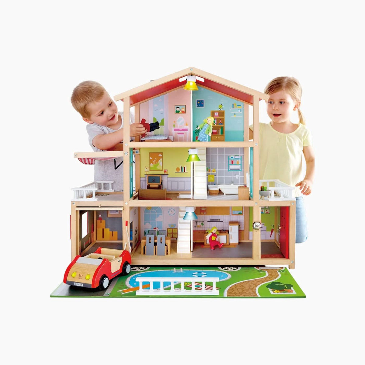 Hape Doll Family Mansion Dollhouse