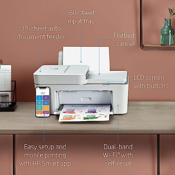 طابعة HP DeskJet Plus 4120 الكل في واحد (3XV14B)