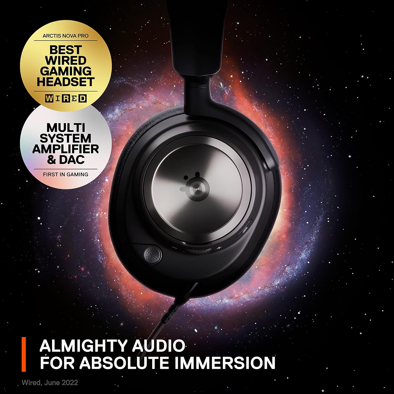 SteelSeries Nova Pro Gaming Headset Hi-Res Audio + GameDAC Gen 2