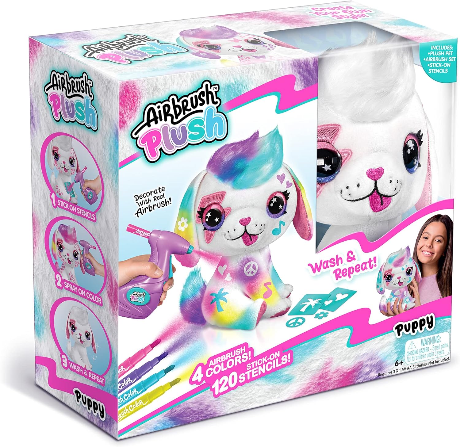 Canal Toys Personalized Airbrush Plush Puppy Kit
