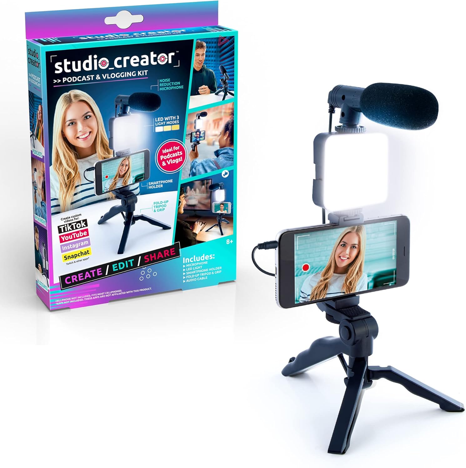 Canal Toys Studio Creator – Podcast & Vlogging Kit for Kids