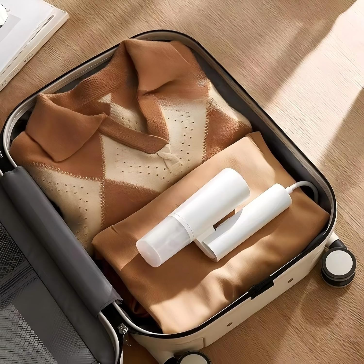 مكواة بخار يدوية من شاومي - بخار قوي للملابس