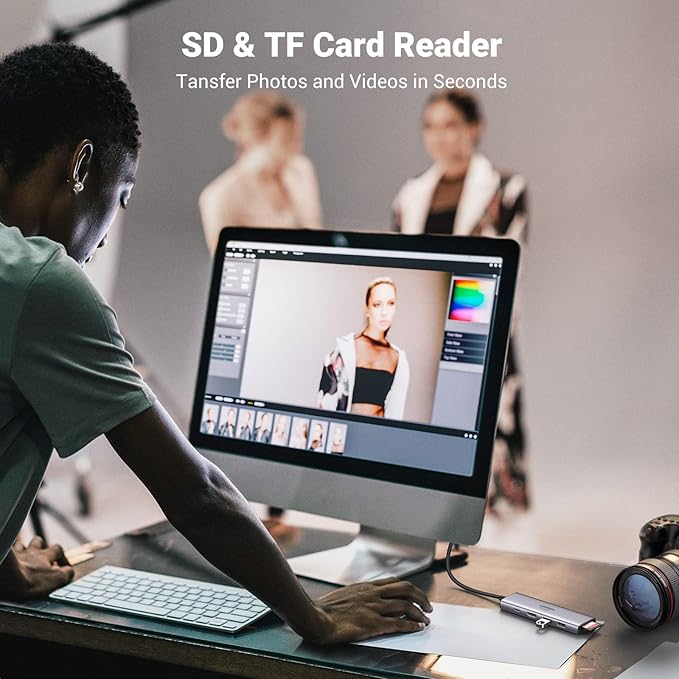 UGREEN 60384: 6-in-1 USB-C Hub with HDMI 4K & 100W PD