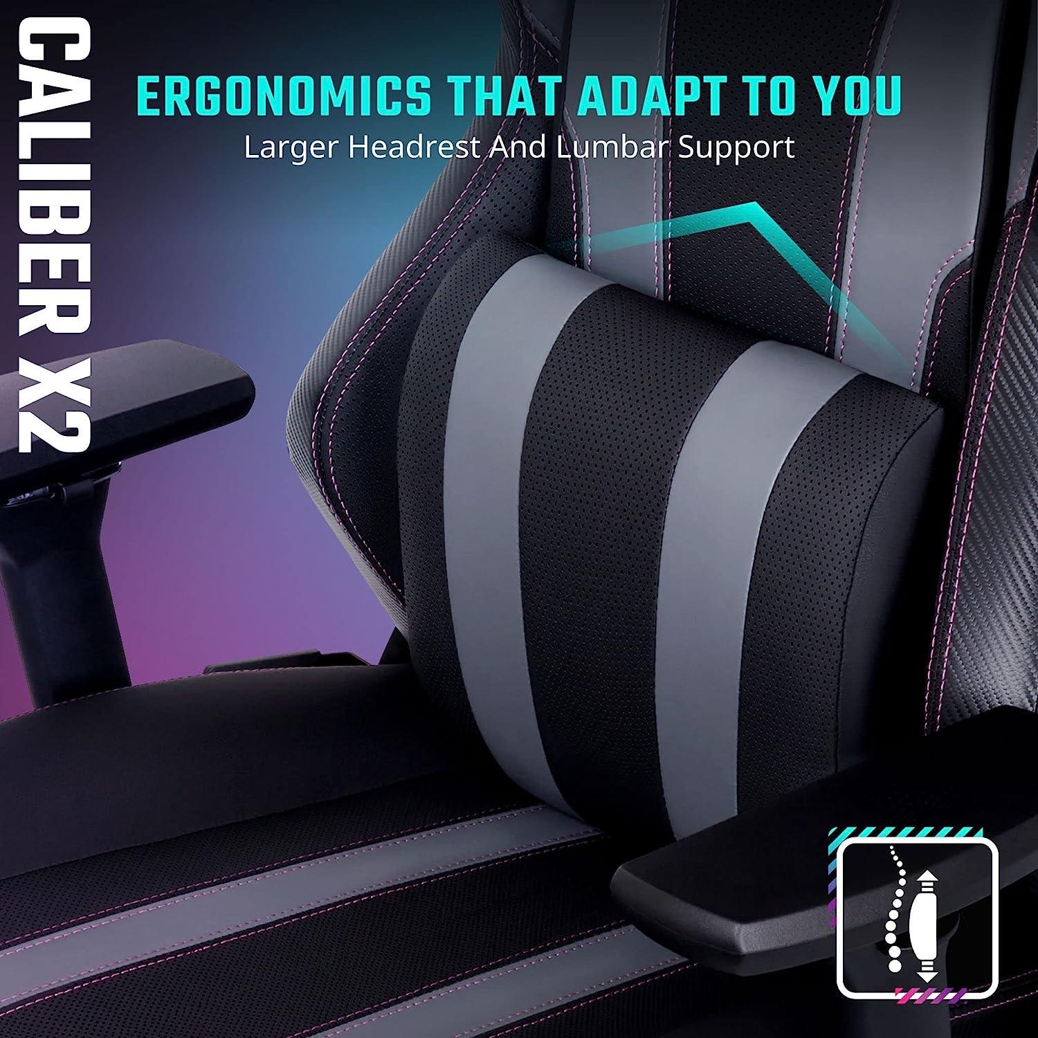 كرسي الألعاب كولر ماستر كاليبر X2 بريميوم (رمادي)