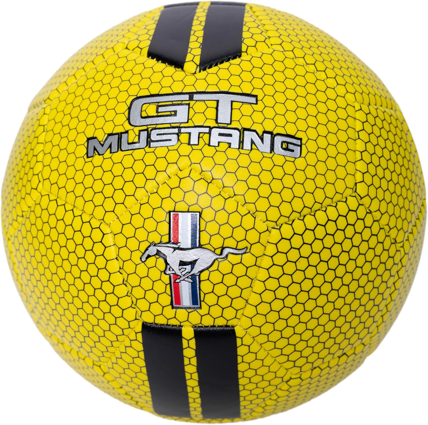 Mustang Football Yellow with Black Line | Kids American Football