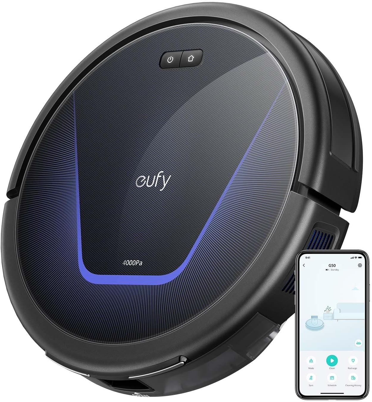 eufy G50 Robot Vacuum Cleaner with 4,000 Pa Suction