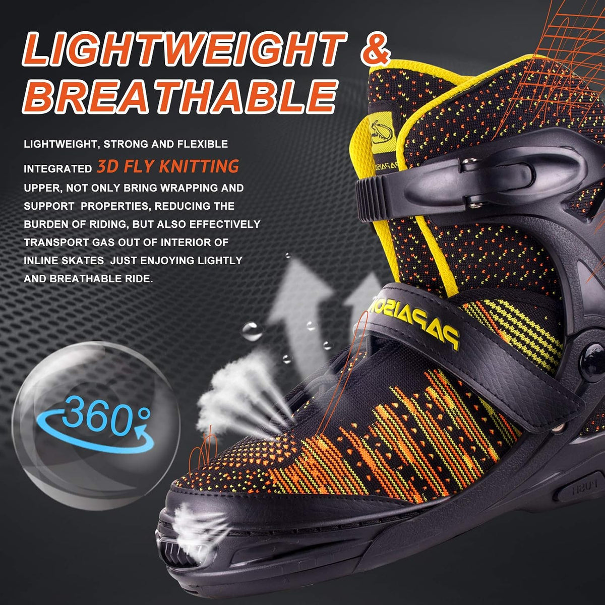 Papaison Light-Up Roller Skates – Model 310