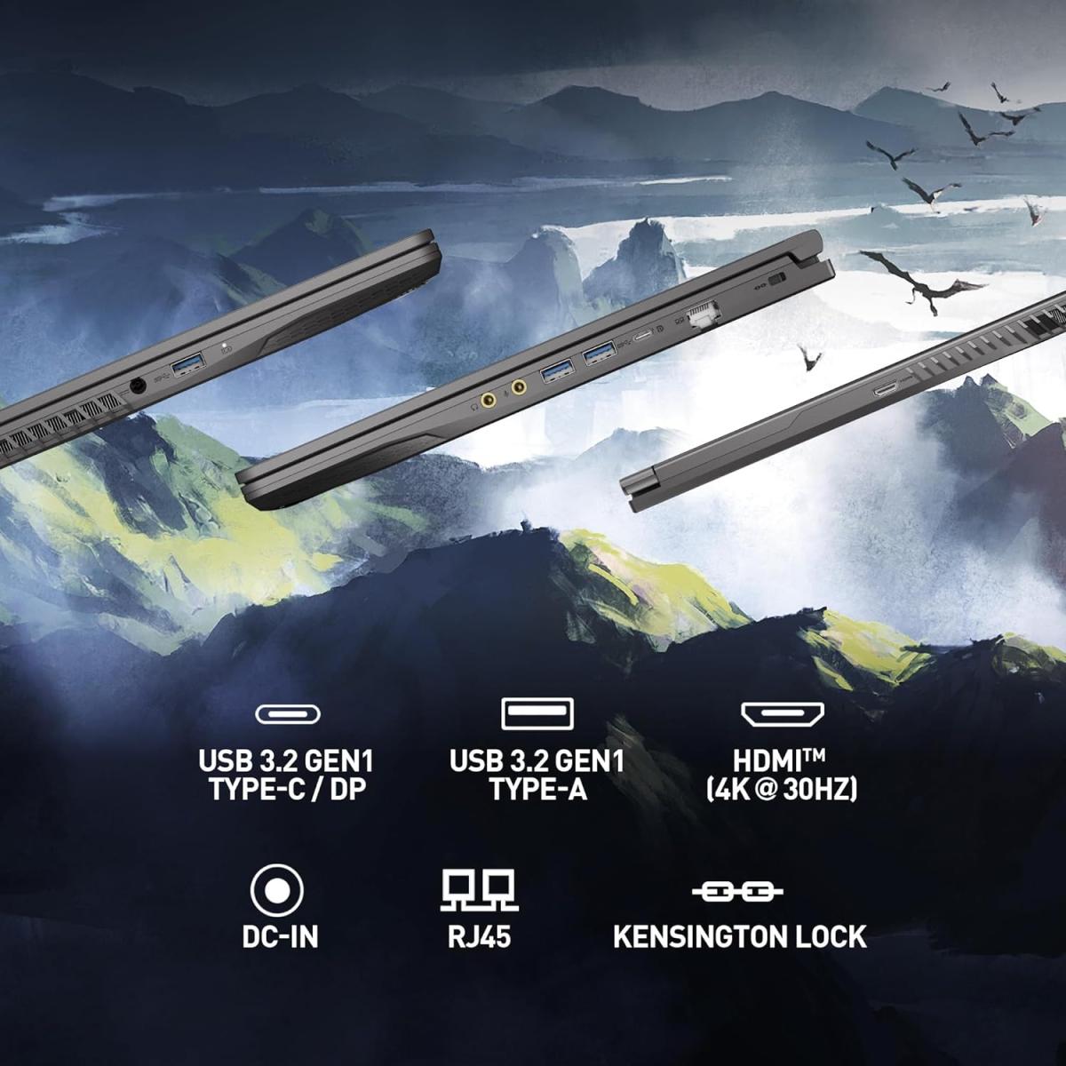 MSI GF63 i7 RTX 2050 Gaming Laptop 144Hz Grey