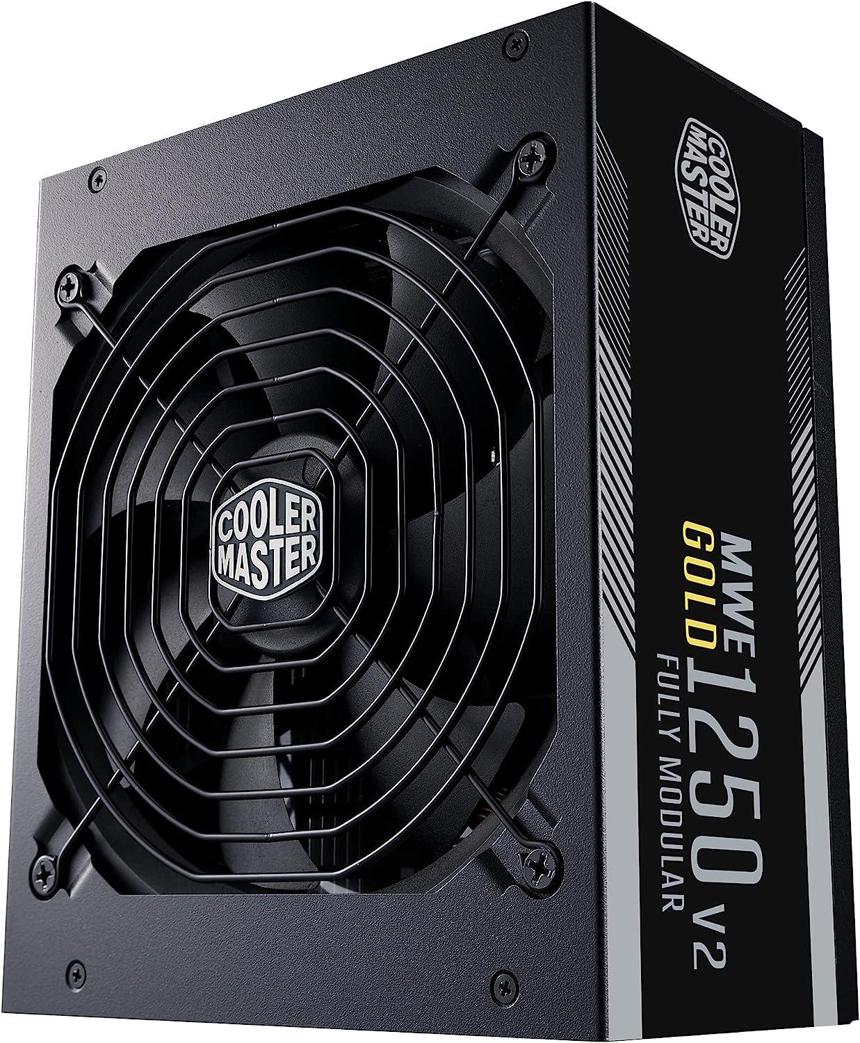 Cooler Master MWE Gold 1250 V2، 1250 واط، معياري بالكامل، معتمد من 80+ Gold