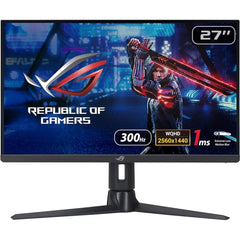 شاشة ألعاب ASUS ROG STRIX XG27AQMR مقاس 27 بوصة | دقة 2K QHD، معدل تحديث 300 هرتز، تقنية IPS سريعة | متوافقة مع تقنية G-Sync