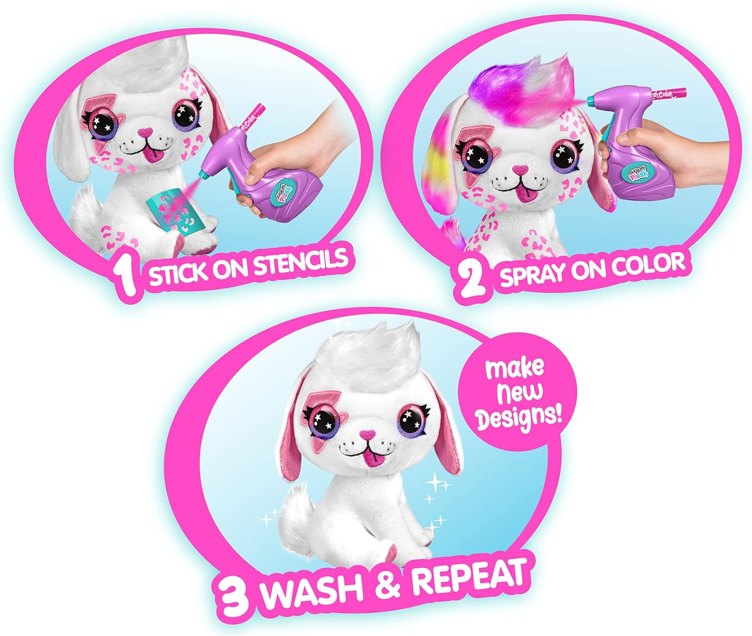 Canal Toys Personalized Airbrush Plush Puppy Kit