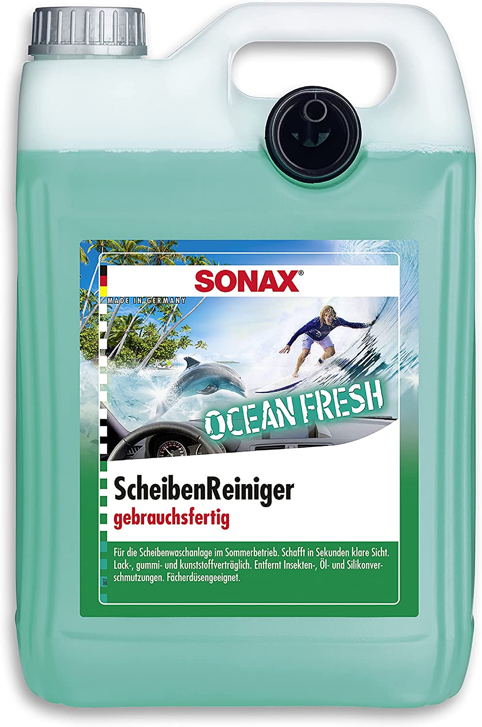 منظف زجاج السيارة SONAX جاهز للاستخدام Ocean Fresh 5 لتر