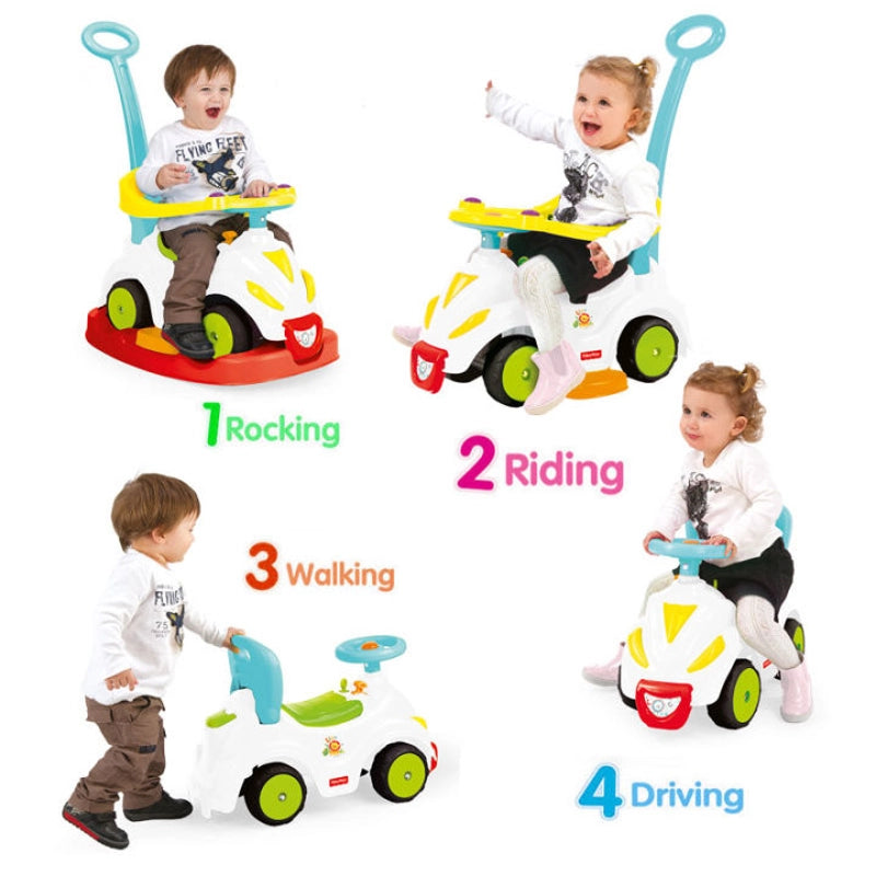 Fisher-Price 4-in-1 Ride-On Rocker by Dolu – Grows with Your Child